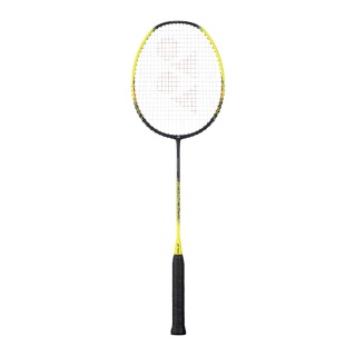 Yonex Badmintonschläger Nanoflare TX (grifflastig, mittel) 2024 schwarz/gelb - besaitet -